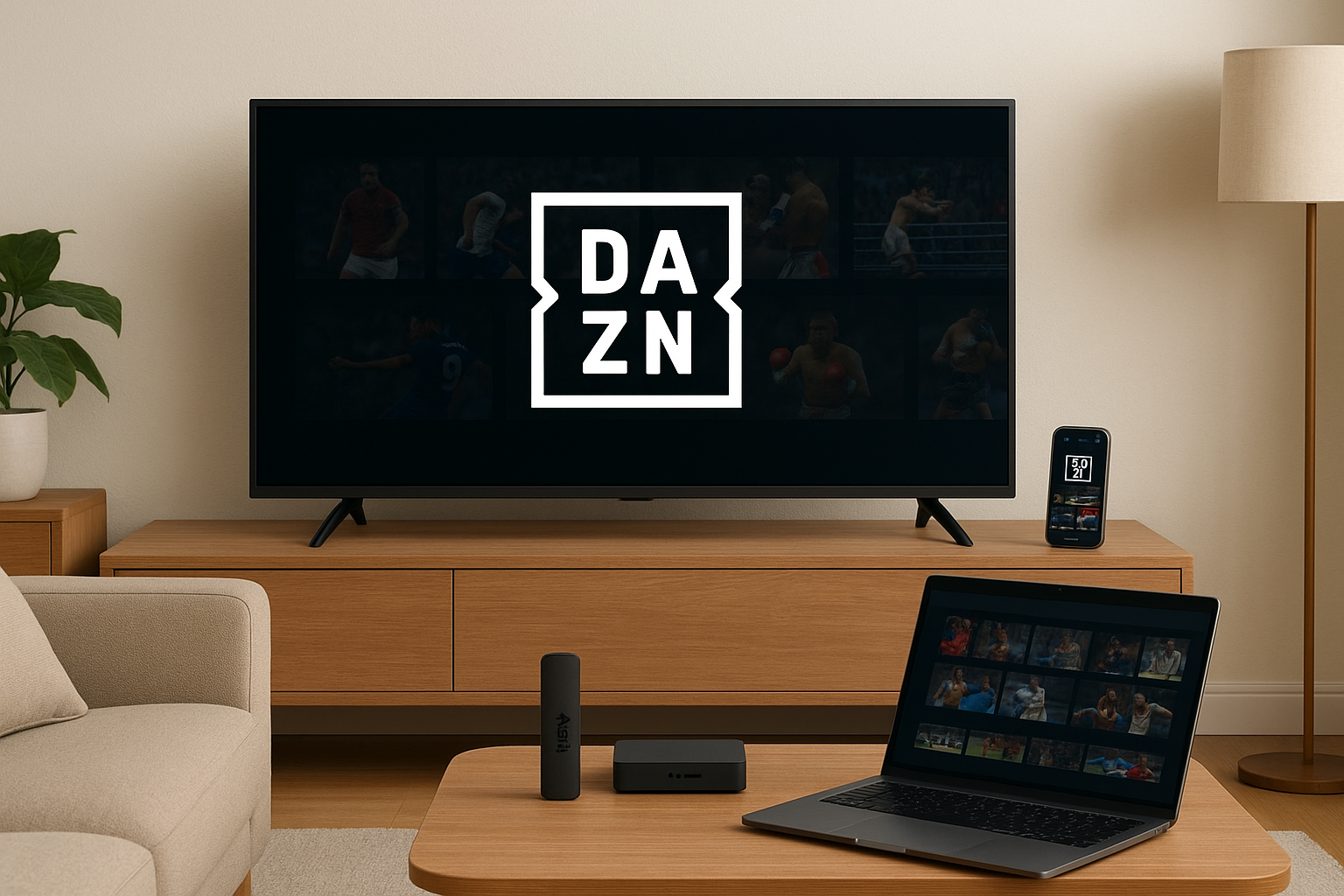 Come vedere DAZN su smart TV: guida completa alle app e alle alternative 2025