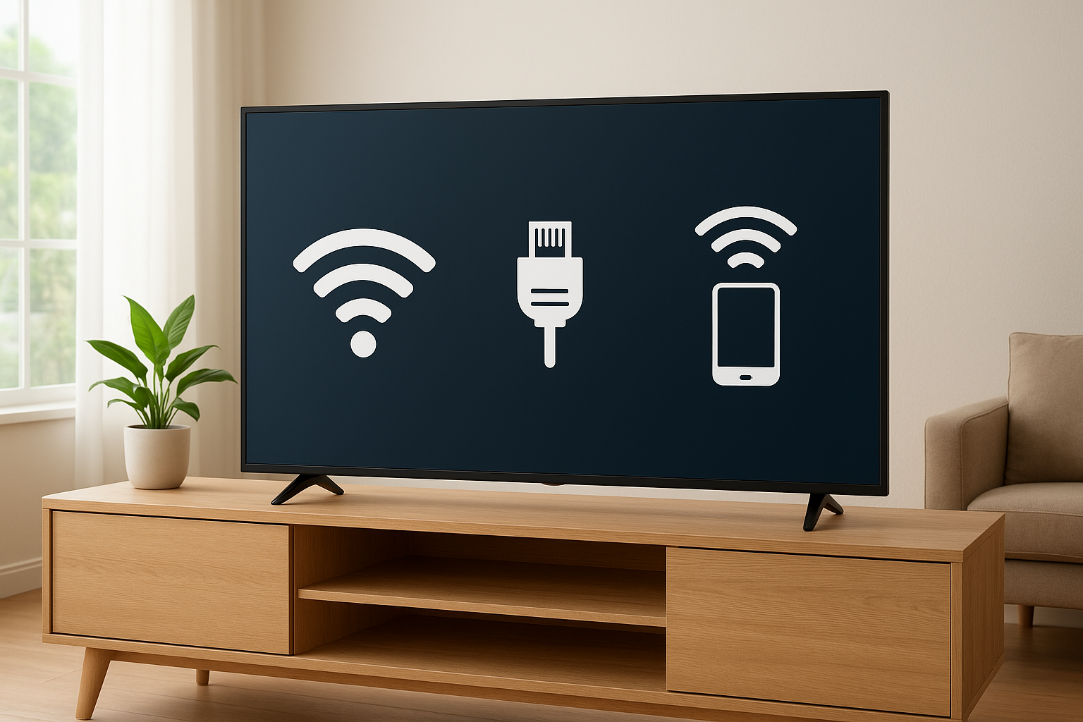 Come collegare la smart TV a internet: guida pratica alle opzioni Wi-Fi, cavo Ethernet e hotspot