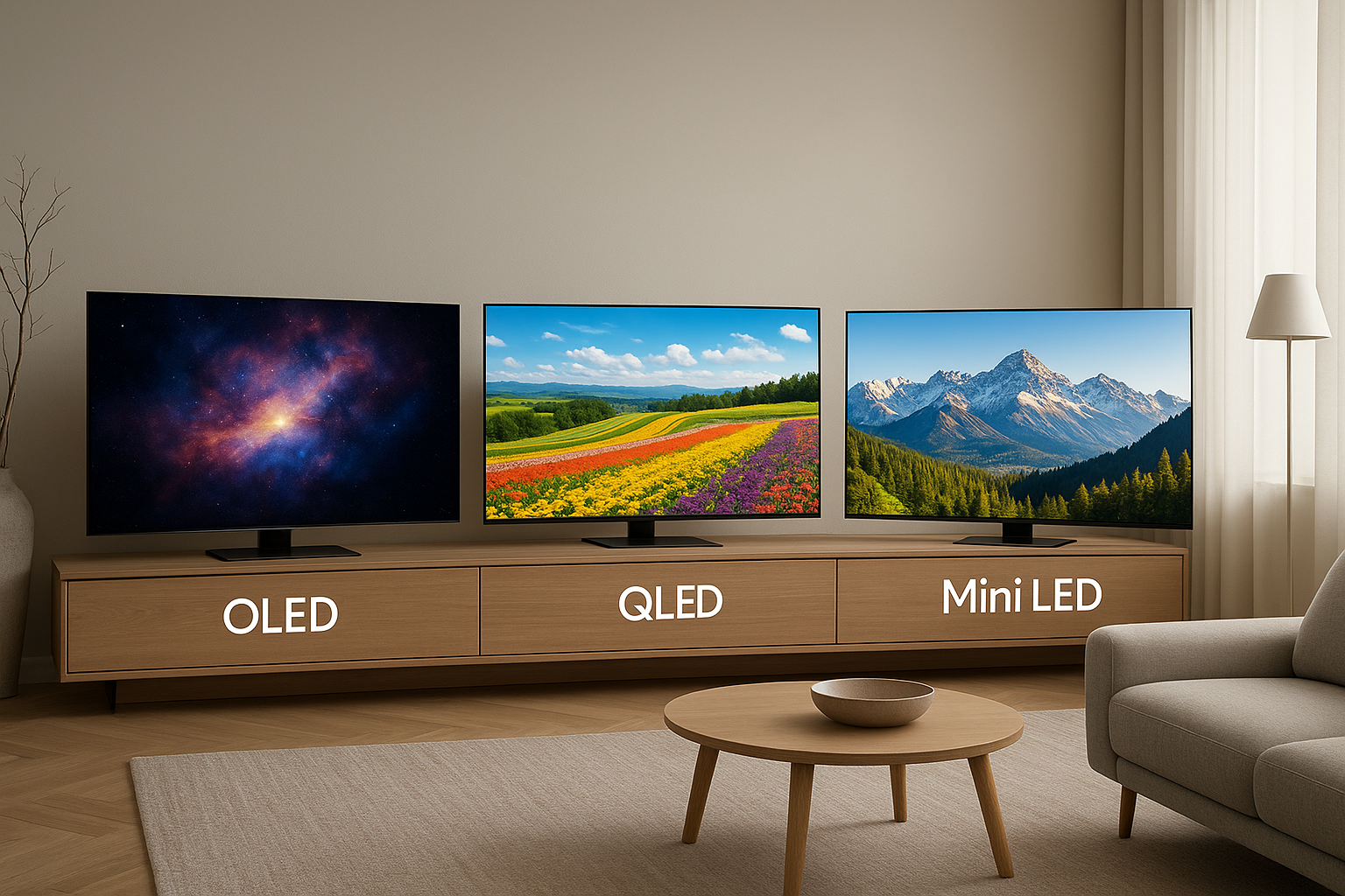 Smart TV 2025: come scegliere tra OLED, QLED e Mini LED