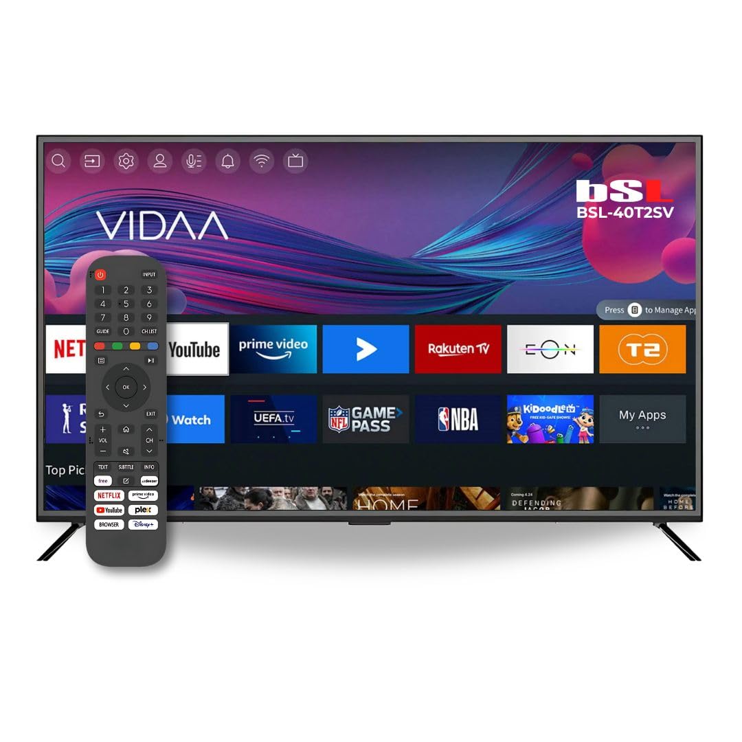 BSL-40T2SV VIDAA Smart TV 40 pollici: qualità Full HD e funzioni smart a un prezzo da non perdere su Amazon