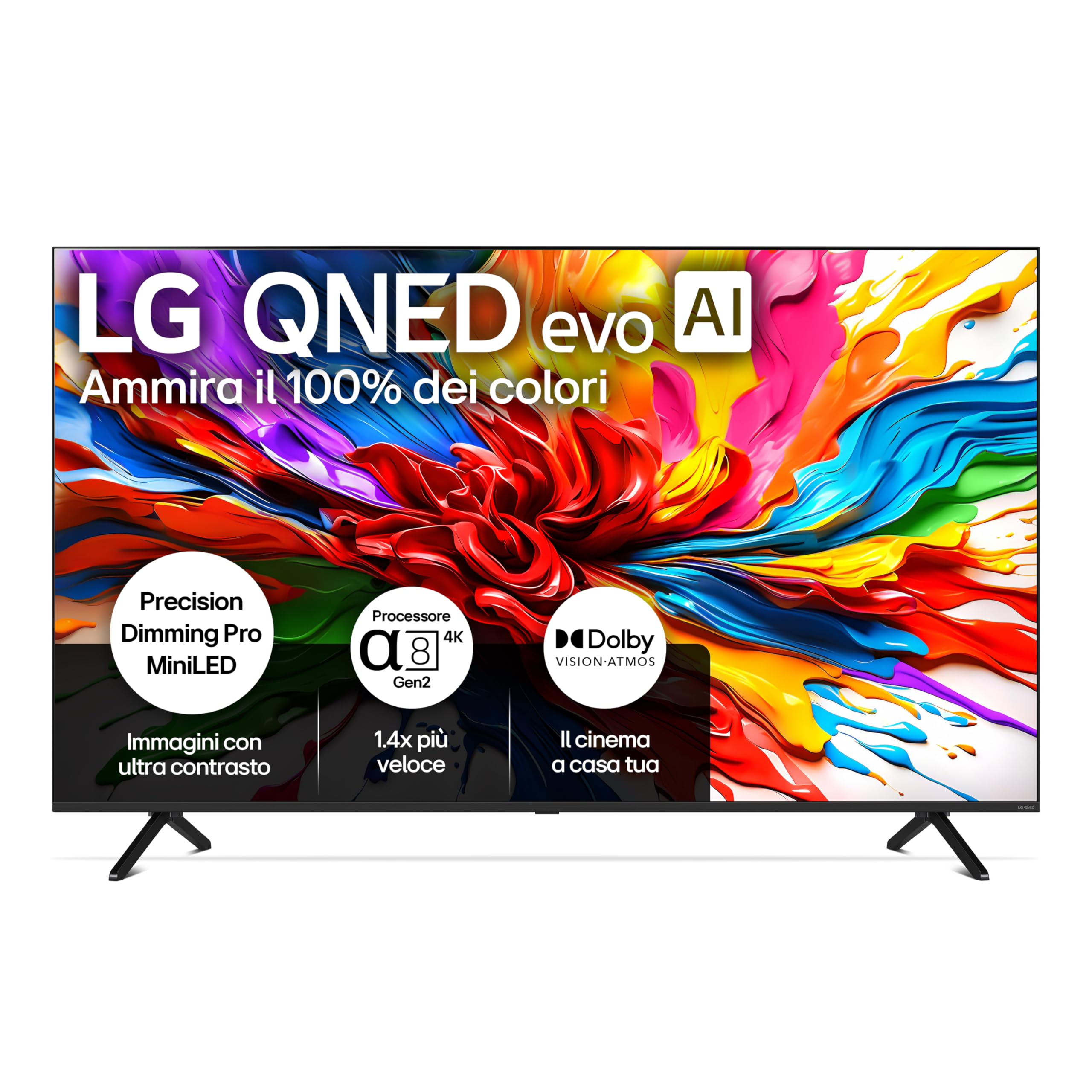 LG QNED evo AI QNED92 Smart TV 75 pollici: tecnologia Mini LED e prestazioni top ora su Amazon