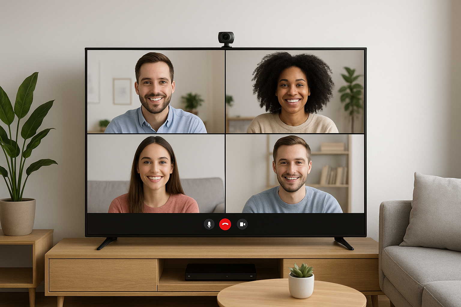 Come collegare una webcam alla smart TV: videochiamate su grande schermo