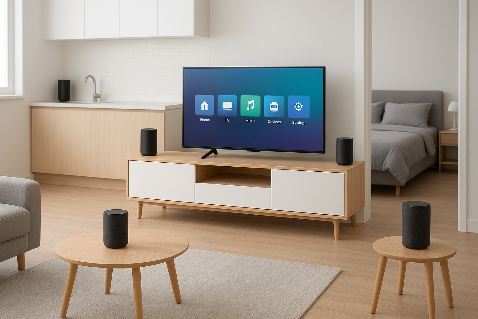 Home cinema e multiroom audio: come diffondere il suono della smart TV in tutta la casa