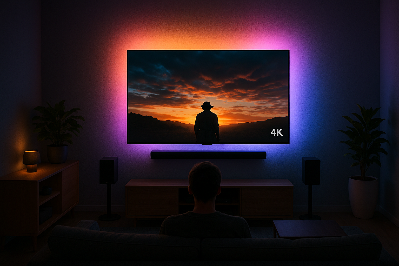 Creare un home cinema con una smart TV: impianto audio, luci e posizionamento