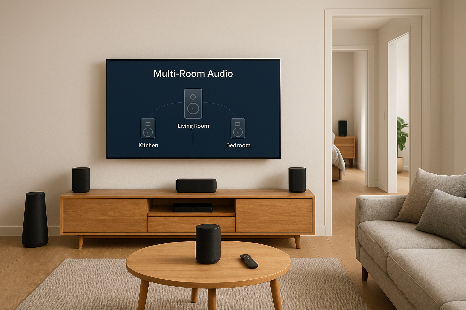 Come collegare una smart TV a un impianto audio multiroom: tutte le soluzioni 2026