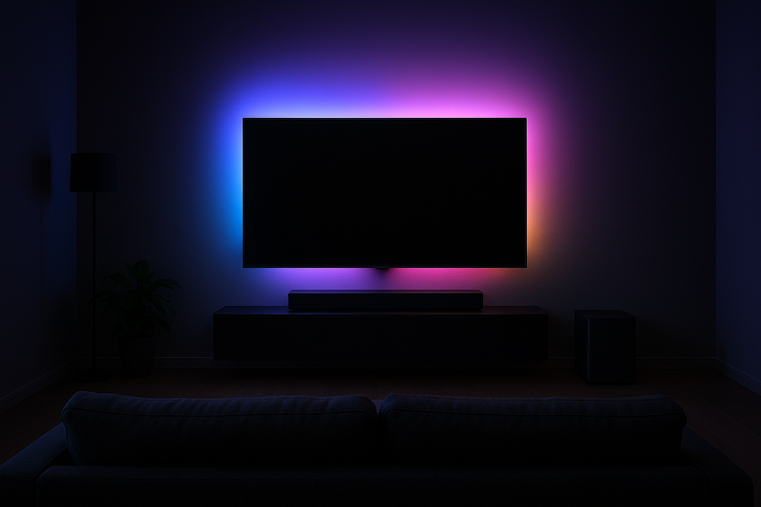 Come creare un piccolo home cinema in salotto con una smart tv