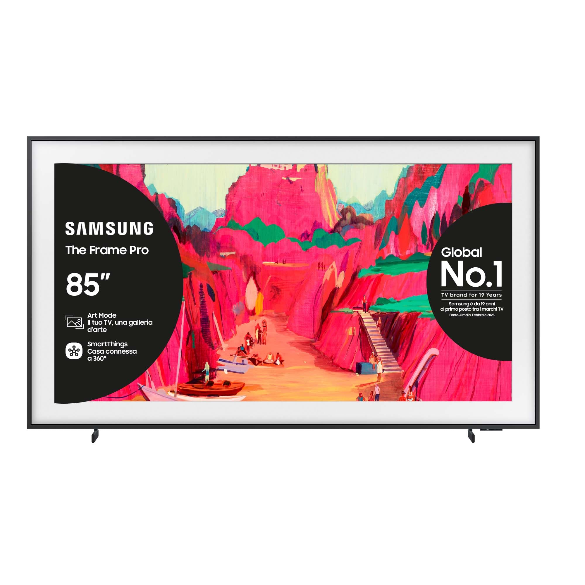 Samsung The Frame Pro 85” Vision AI Smart TV: design e tecnologia in offerta su Amazon