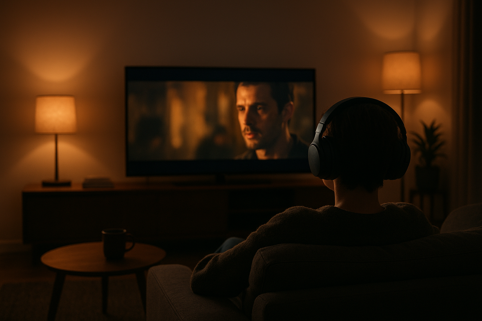 Home cinema senza vicini infastiditi: come migliorare l’audio della smart TV con cuffie wireless e modalità notturna