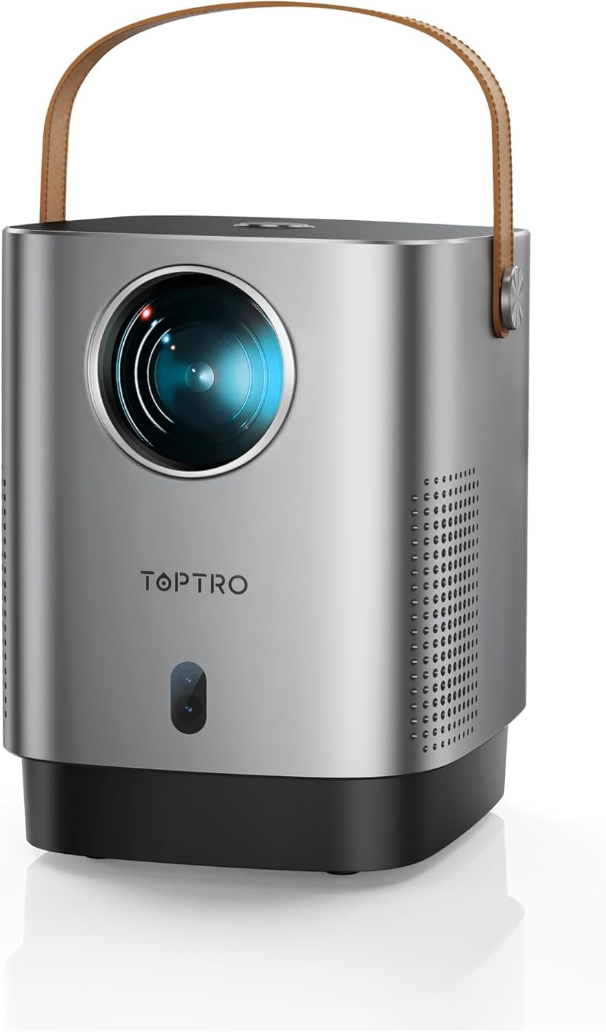 TOPTRO mini proiettore 25000 lumen, il videoproiettore portatile per creare un vero home cinema anche con la smart TV spenta