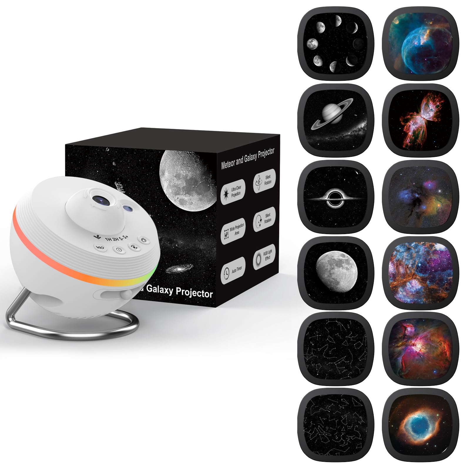 Ainael proiettore galassia con luce stellata e striscia LED, l’accessorio perfetto per completare l’home cinema