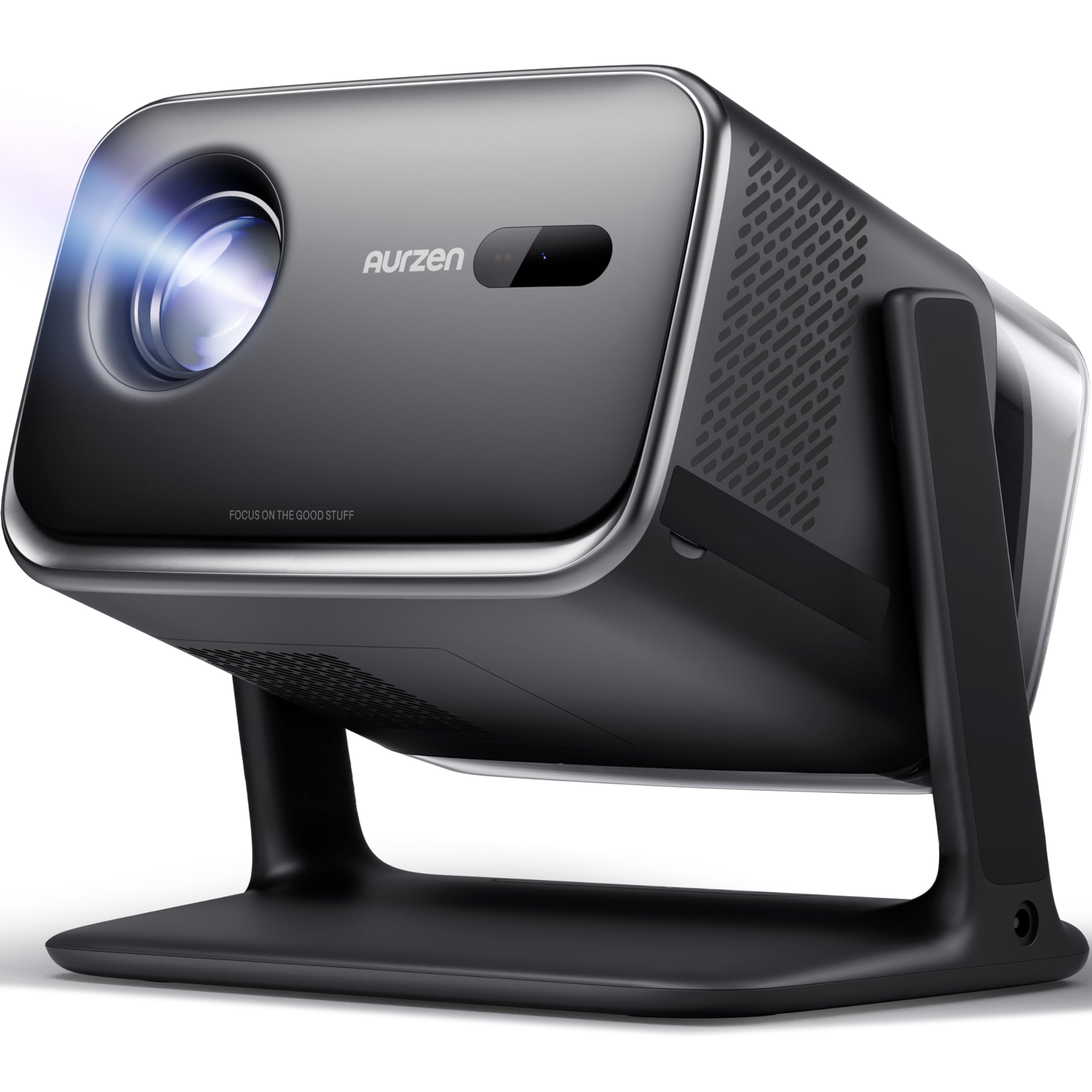 Aurzen Boom Mini, proiettore smart 4-in-1 con Google TV ideale per affiancare la smart TV in salotto