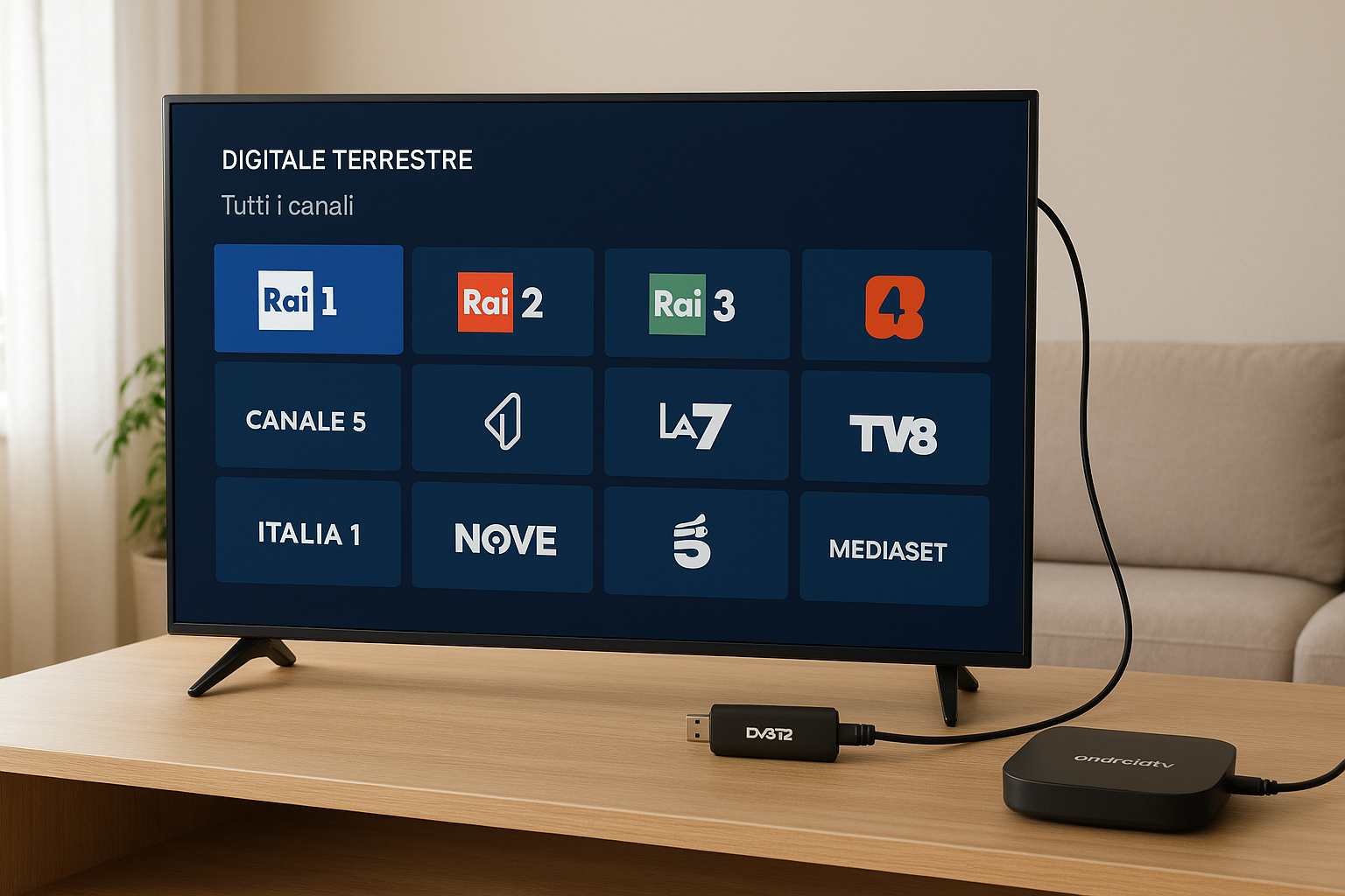 Come vedere la TV digitale sulla smart TV senza decoder esterno