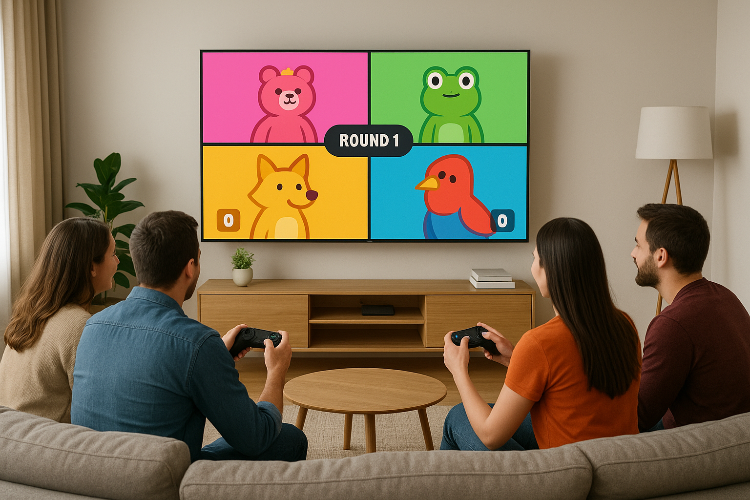 TV per gaming cooperativo in salotto: come scegliere una smart TV perfetta per split‑screen e party game