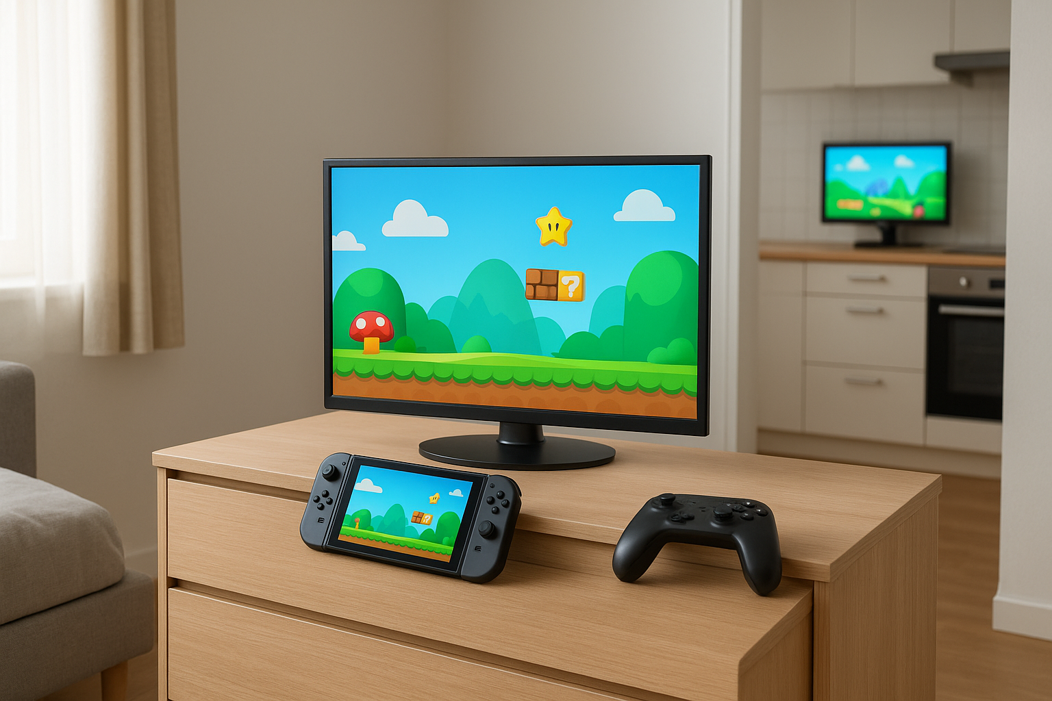 TV per gaming portatile in casa: come sfruttare una seconda smart TV per giocare in camera o in cucina