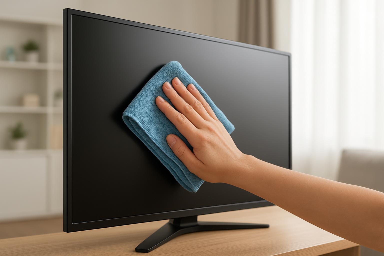 Come pulire correttamente lo schermo della smart TV senza rovinarlo