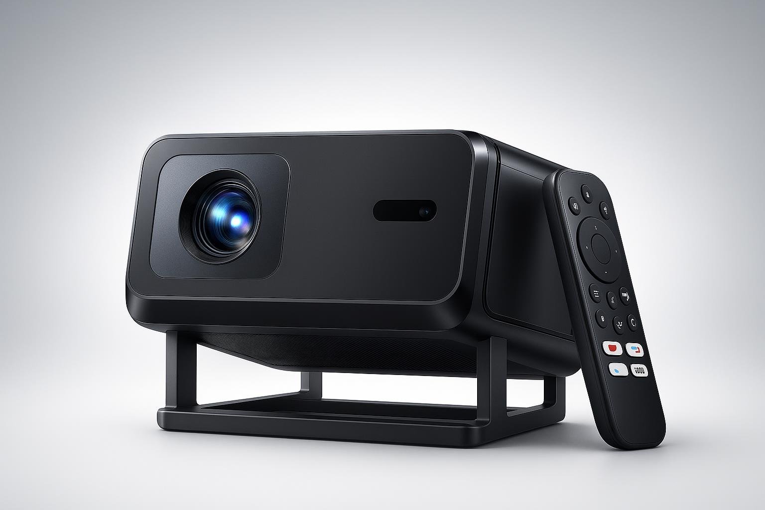 Proiettore 4K con Google TV e Netflix integrati, il tuttofare portatile per home cinema in offerta