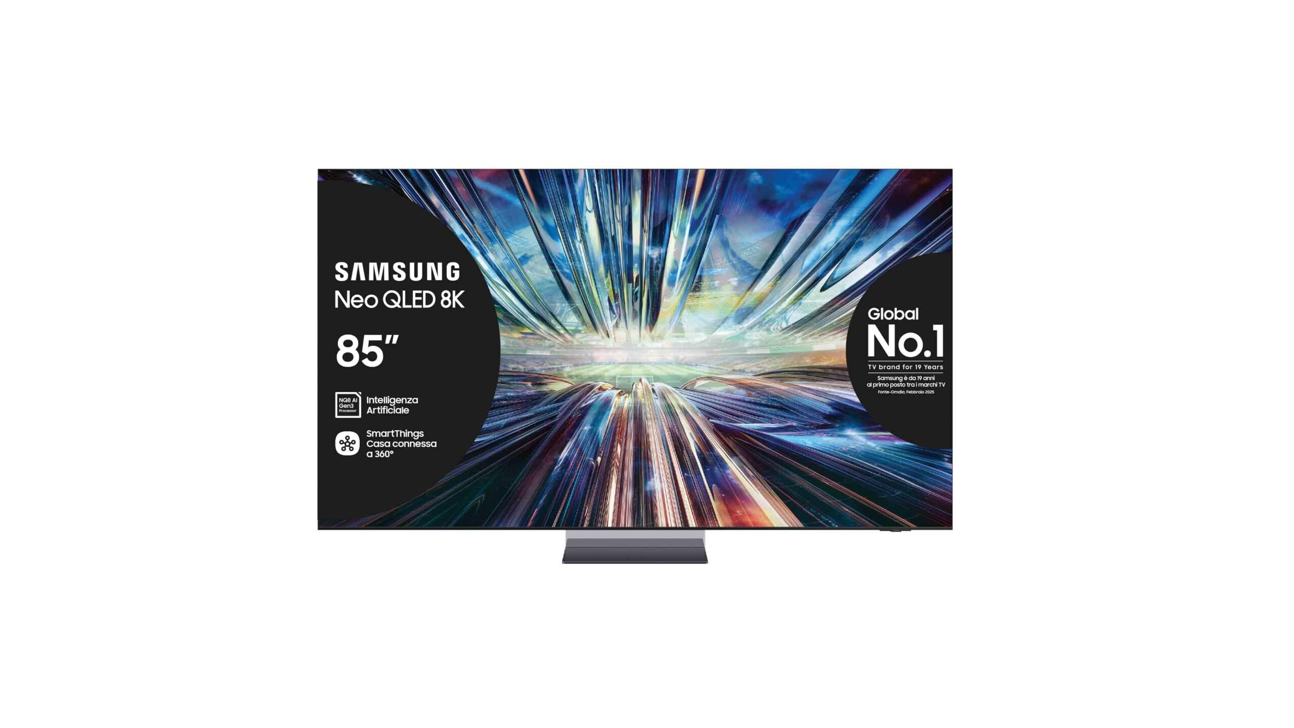 Samsung QE85QN900DT Neo QLED 8K da 85 pollici, maxi schermo premium in offerta su Amazon