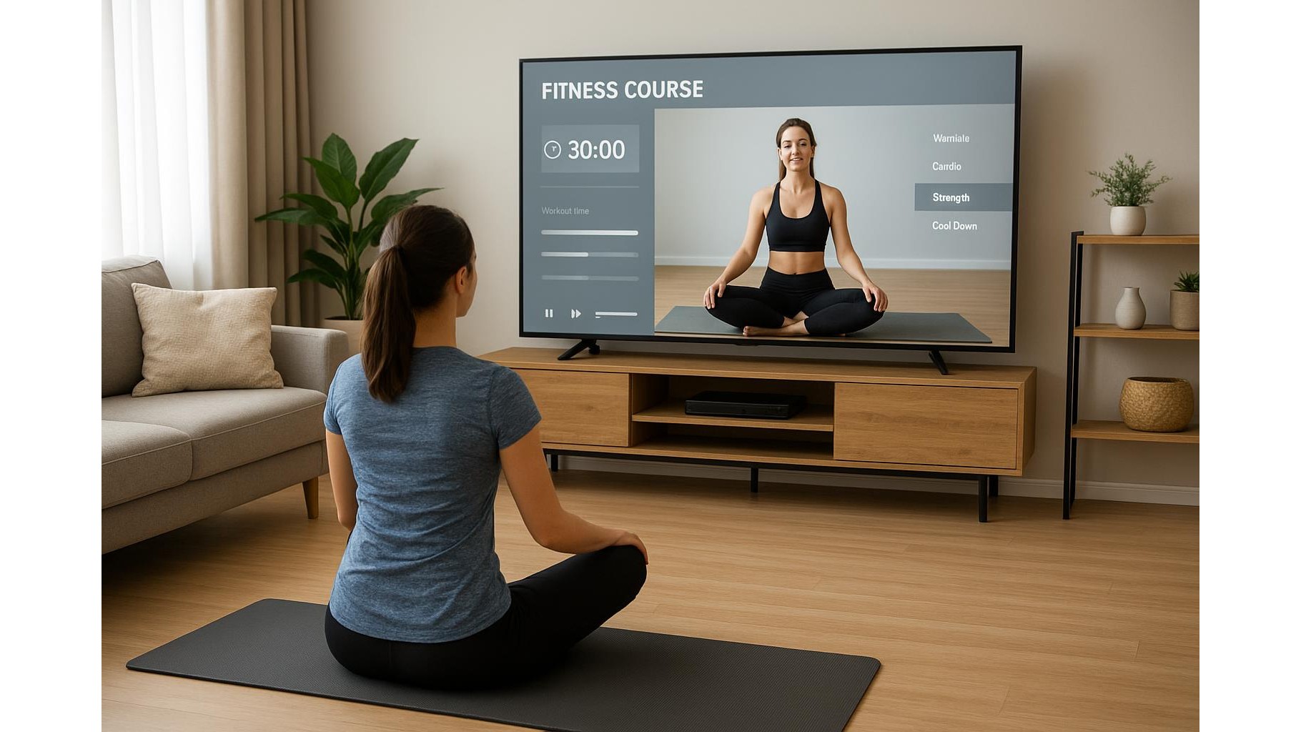 Come usare la smart TV per videolezioni, corsi online e allenamenti in casa