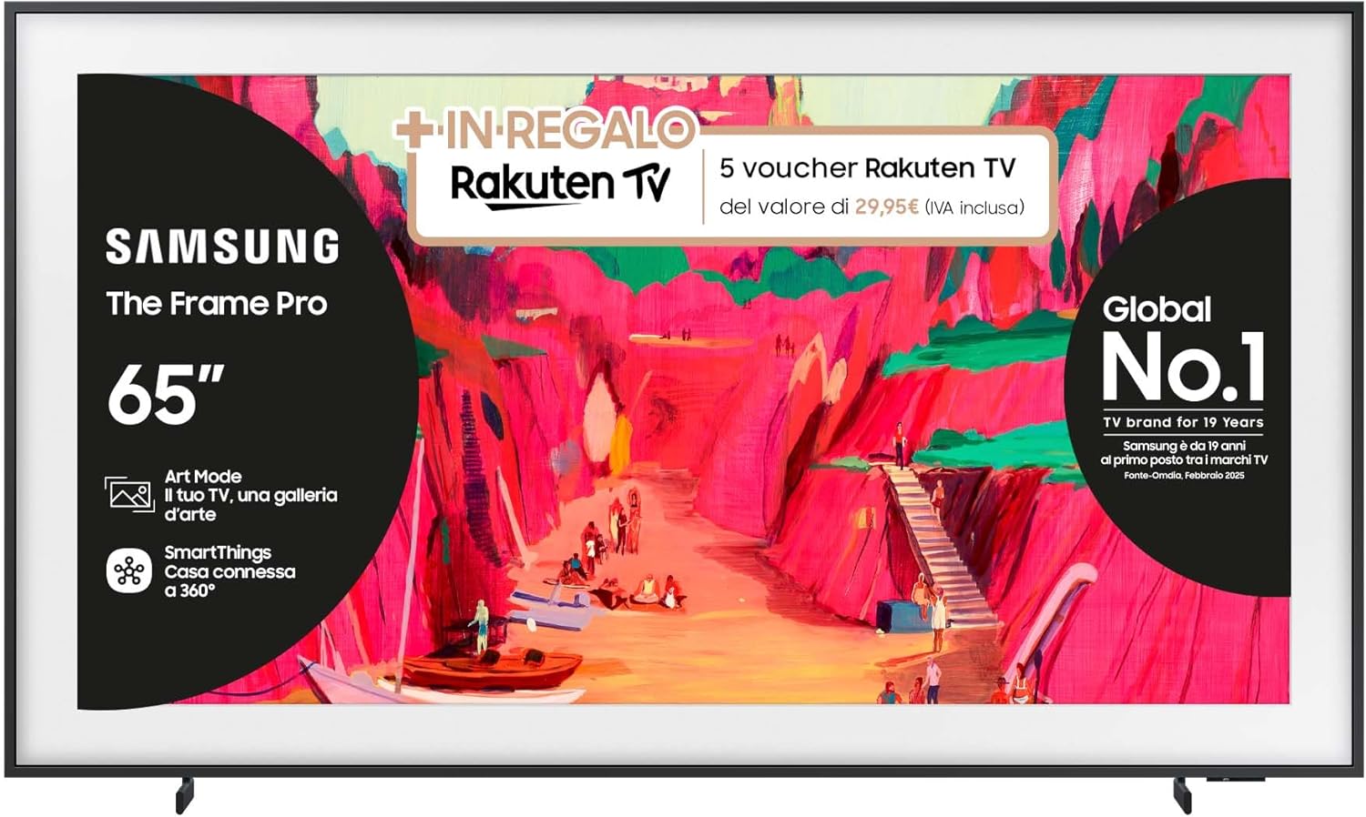 Smart TV come quadro interattivo: come usare le app artistiche per arredare il salotto