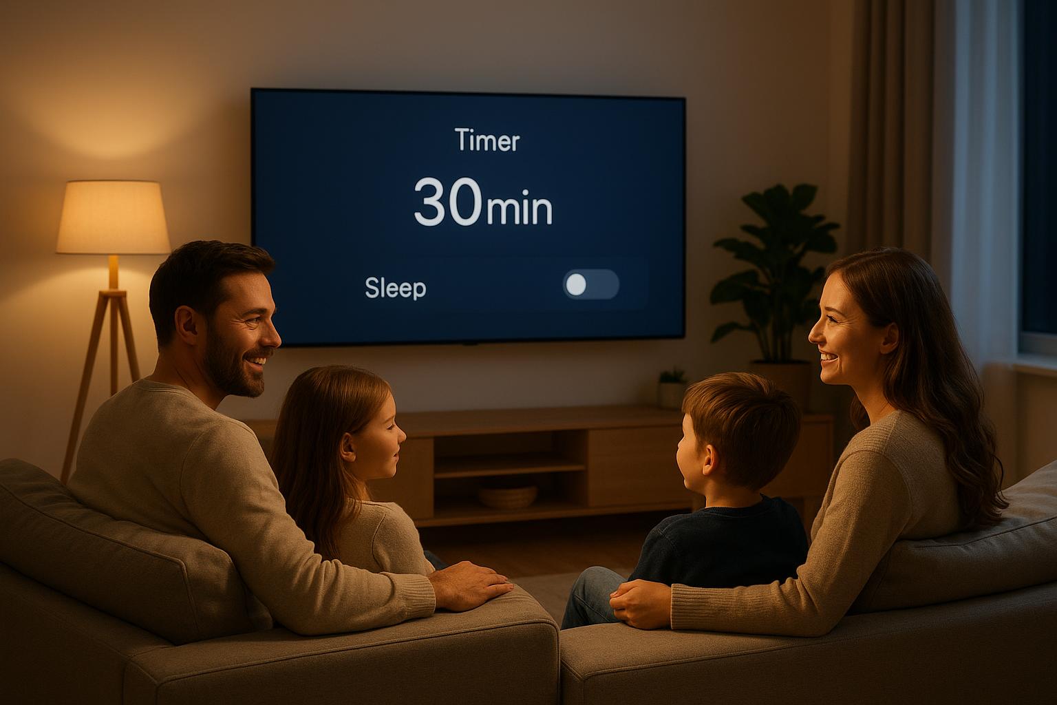 Come usare accensione e spegnimento programmato sulla smart TV per gestire le abitudini in casa