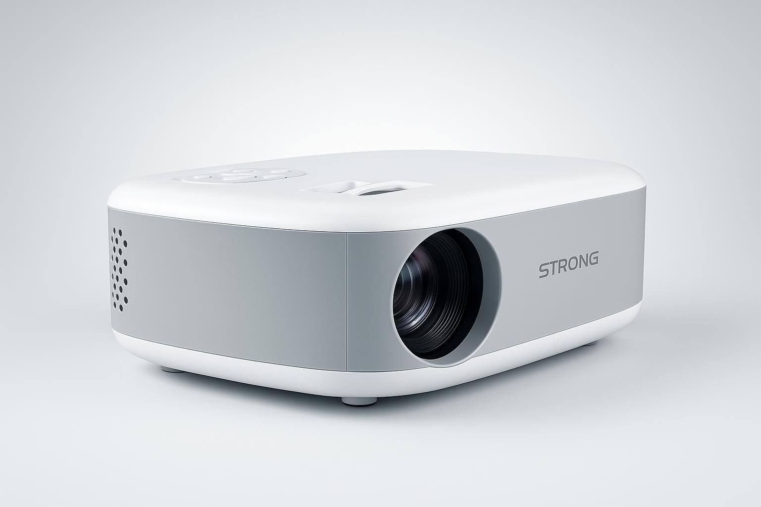 Mini proiettore STRONG N1, soluzione economica per un maxi schermo in casa in promo su Amazon