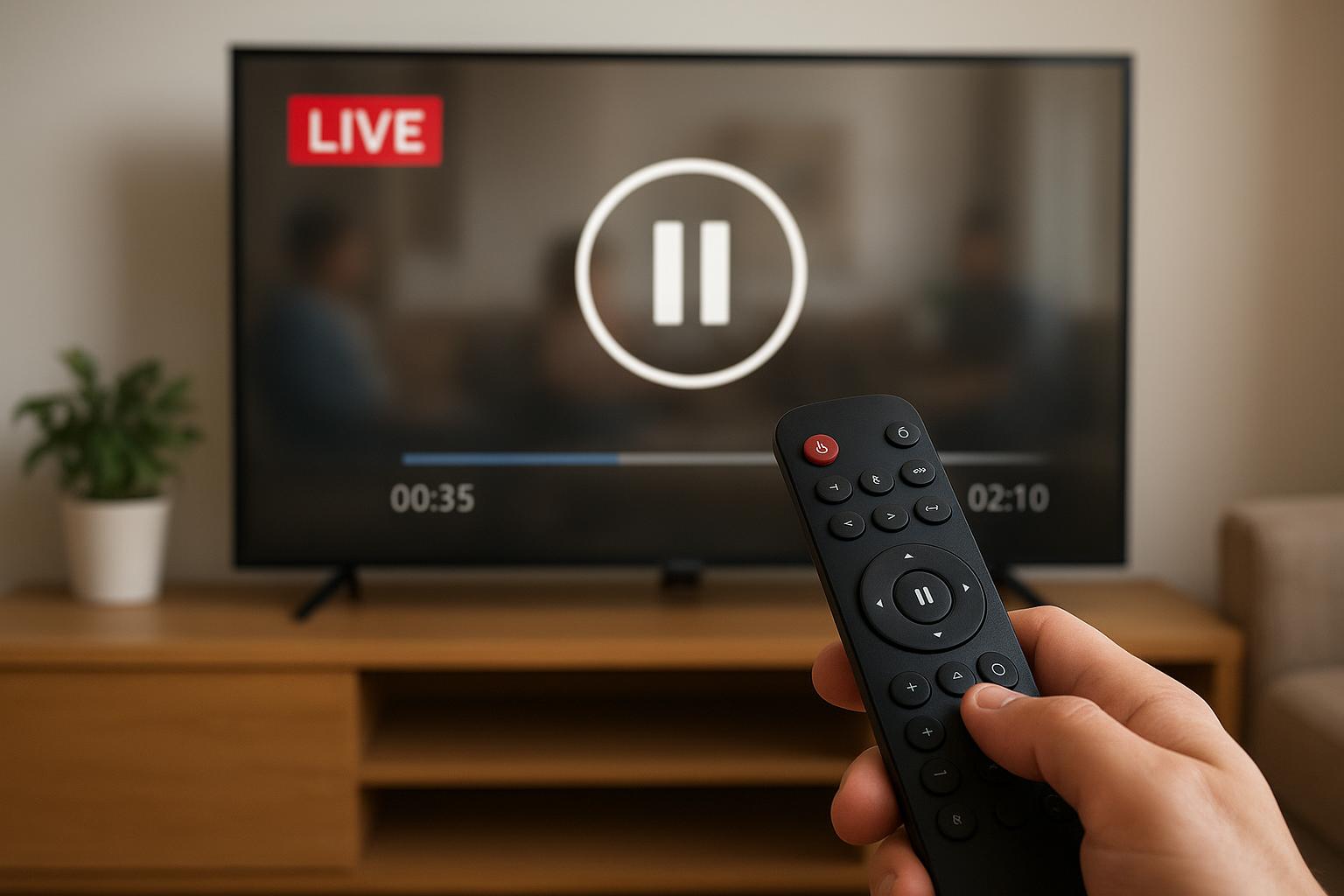 Come usare il timeshift sulla smart TV per mettere in pausa la diretta