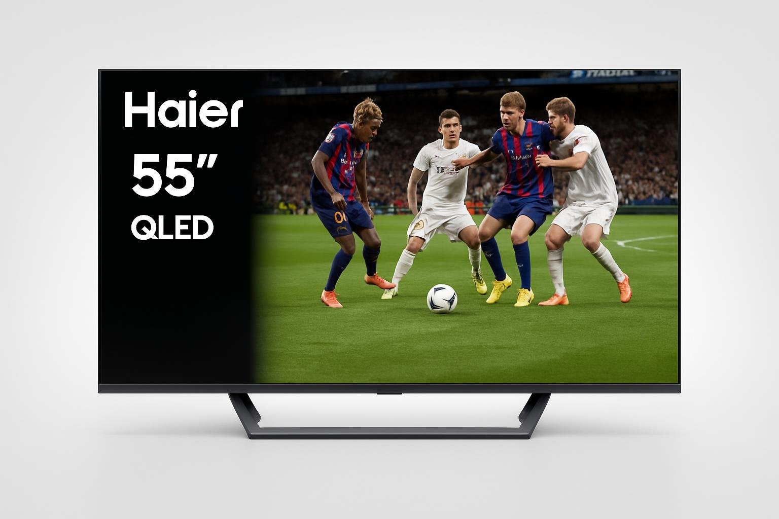 Haier S81 QLED 4K da 55 pollici, Google TV e HDMI 2.1: l’occasione giusta per un salotto moderno