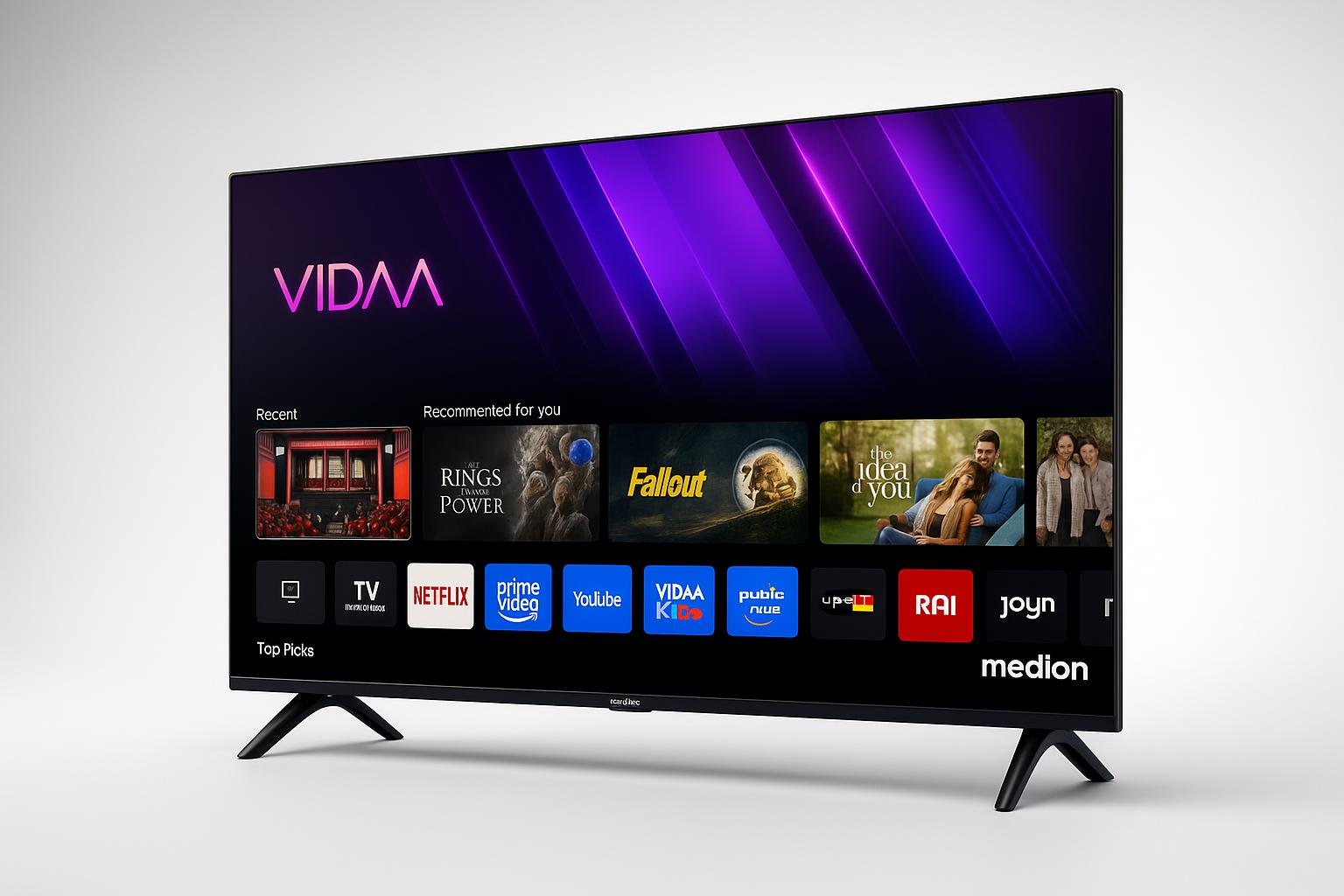 Medion 32 pollici Full HD con VIDAA Store: piccola smart TV da cucina o camera a prezzo super