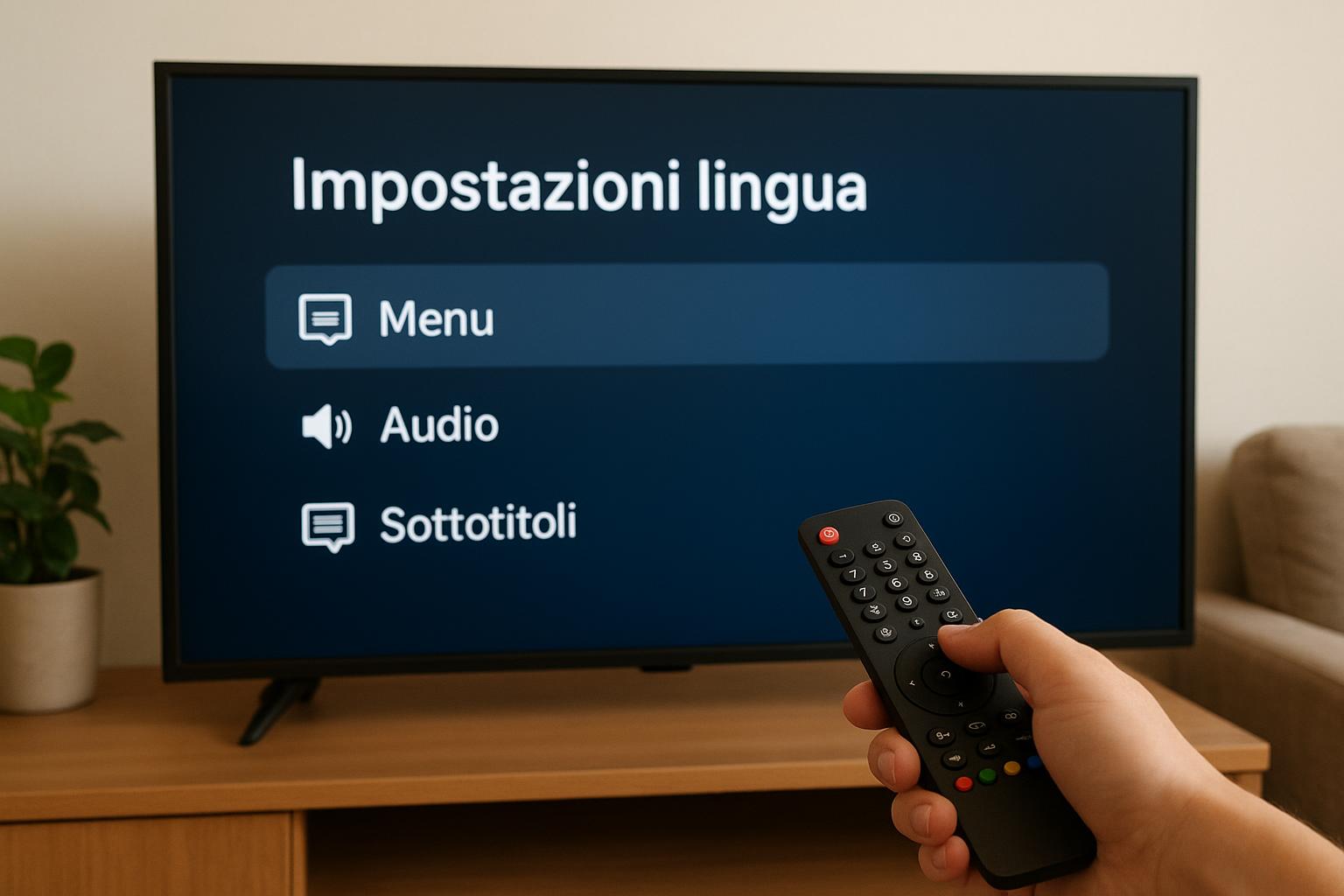 Come cambiare lingua a menu, audio e sottotitoli sulla smart TV senza impazzire