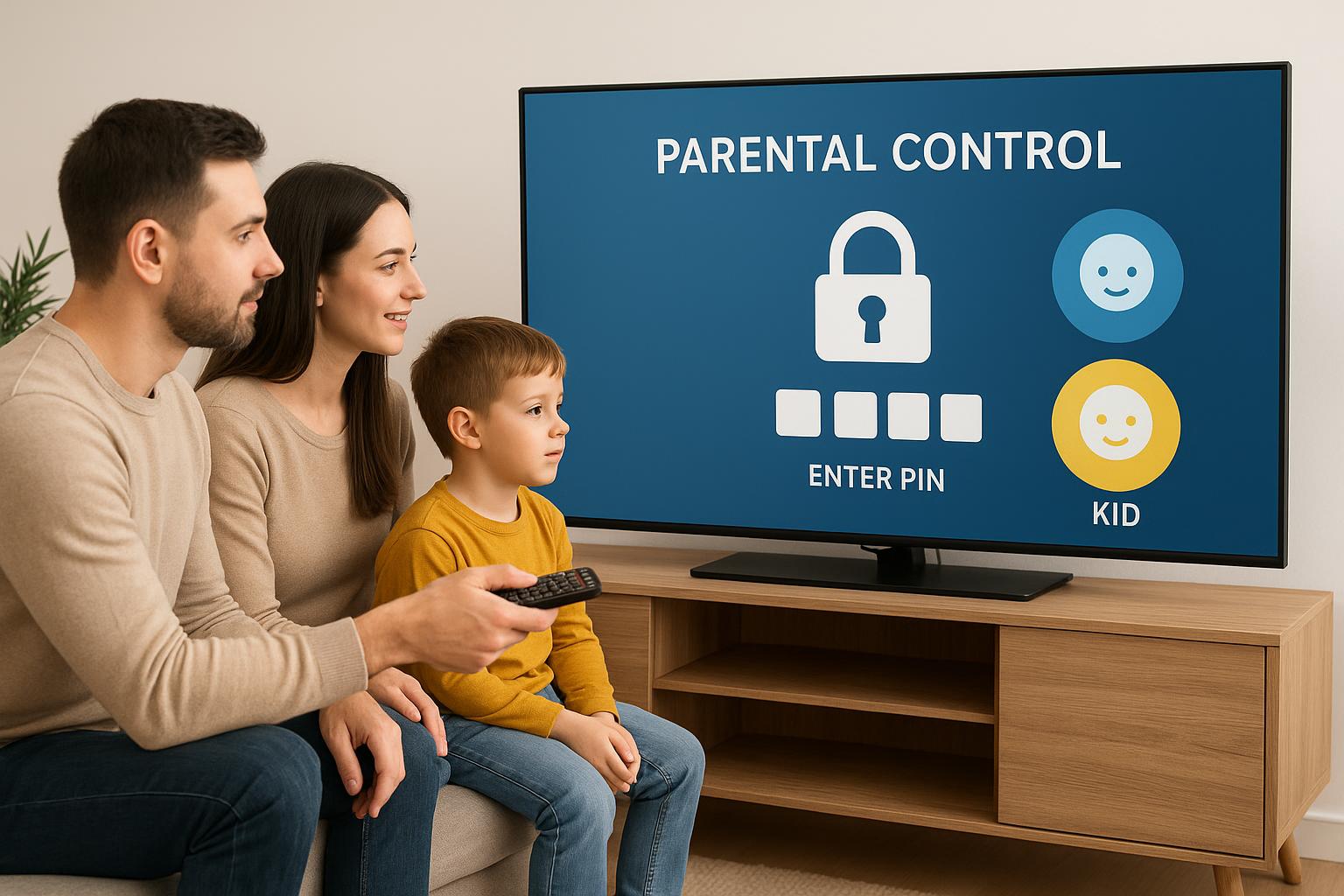 Come impostare il controllo genitori avanzato sulla smart TV: PIN, profili e blocco delle app