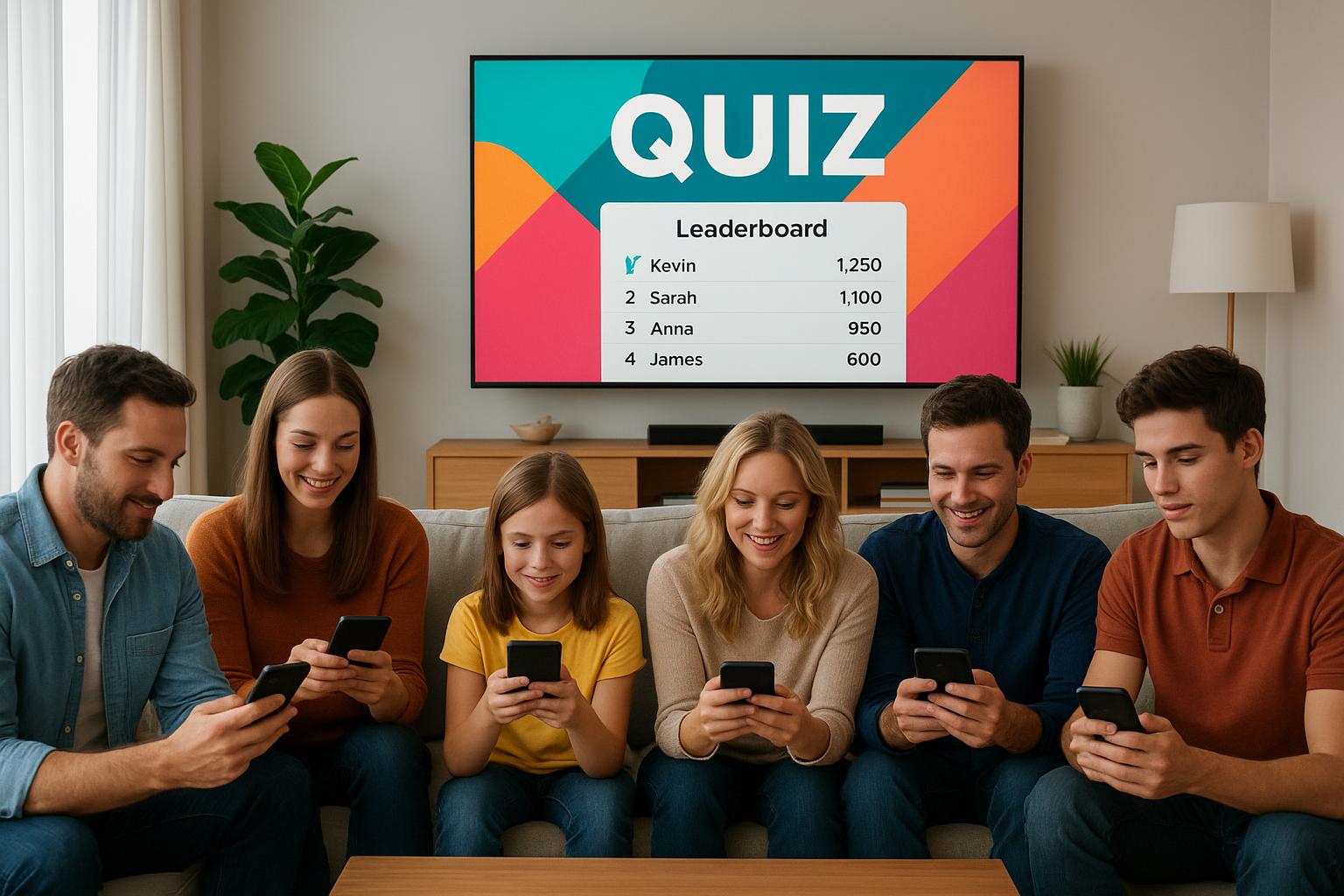 Come usare la smart TV per serate quiz e party game con app e second screen