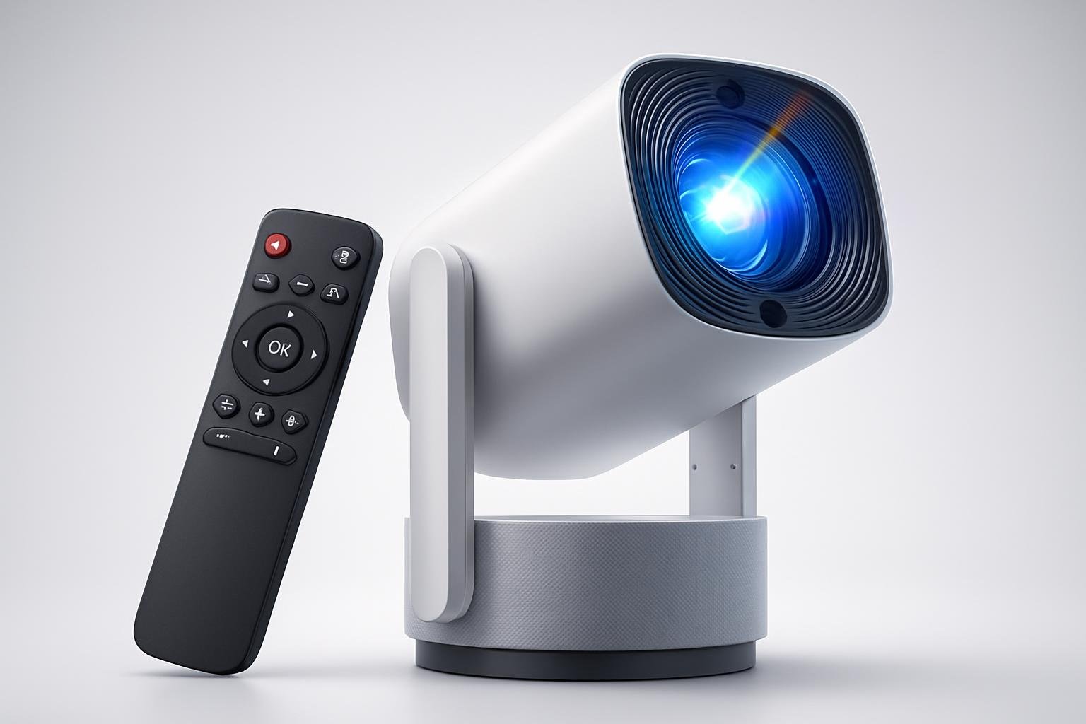 Mini proiettore portatile SOOMFON con Wi‑Fi e Bluetooth, l’alternativa compatta alla smart TV in offerta su Amazon