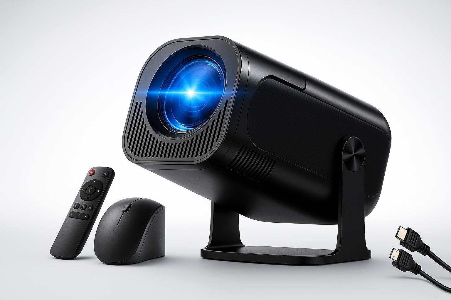 Mini proiettore 4K con WiFi 6 e Bluetooth: l’alternativa portatile alla smart TV in offerta su Amazon