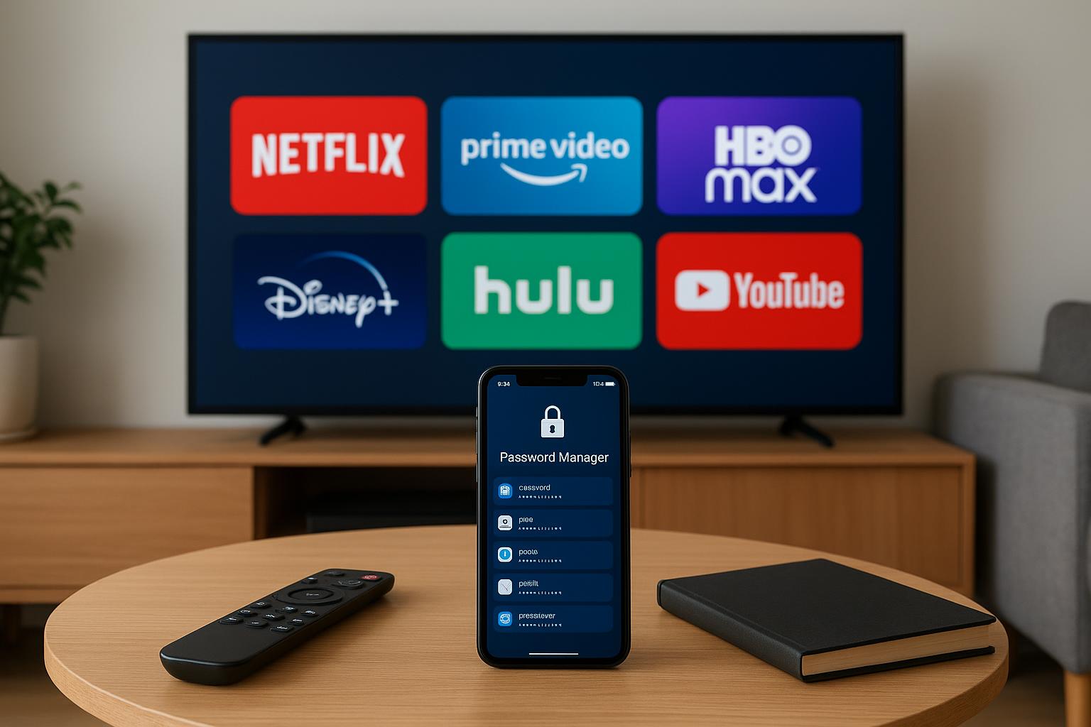 Come gestire account e password delle app streaming sulla smart TV in modo sicuro e senza impazzire