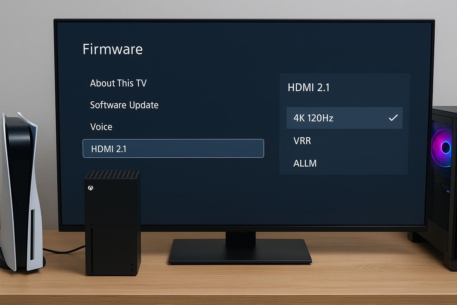 Aggiornamenti firmware sulle TV da gaming: perché sono fondamentali per PS5, Xbox e PC