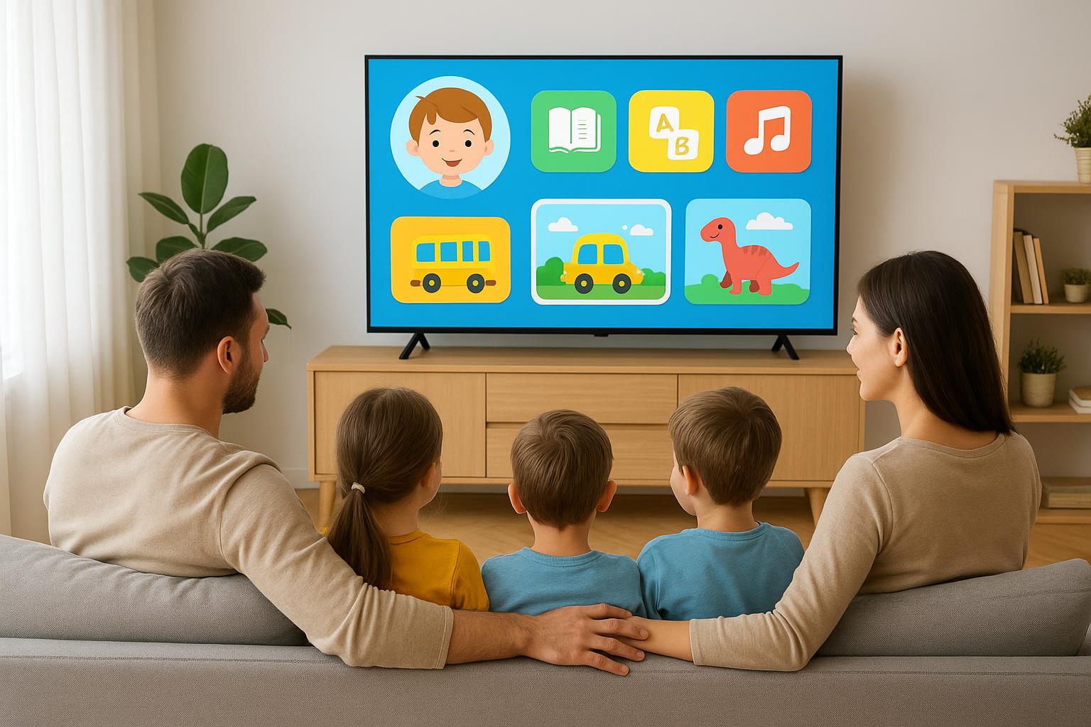 Smart TV per bambini nel 2027: come cambieranno interfacce, profili e contenuti family-friendly
