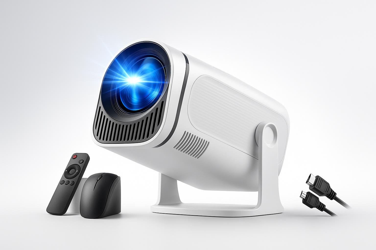 Mini proiettore 1080P 4K con WiFi 6 e Bluetooth, l’alternativa portatile alla smart TV in forte sconto su Amazon