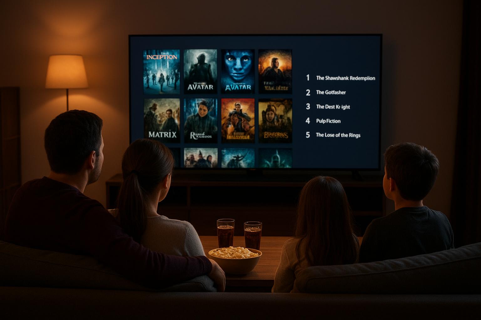 Organizzare un torneo di film in famiglia usando solo la smart TV: guida pratica
