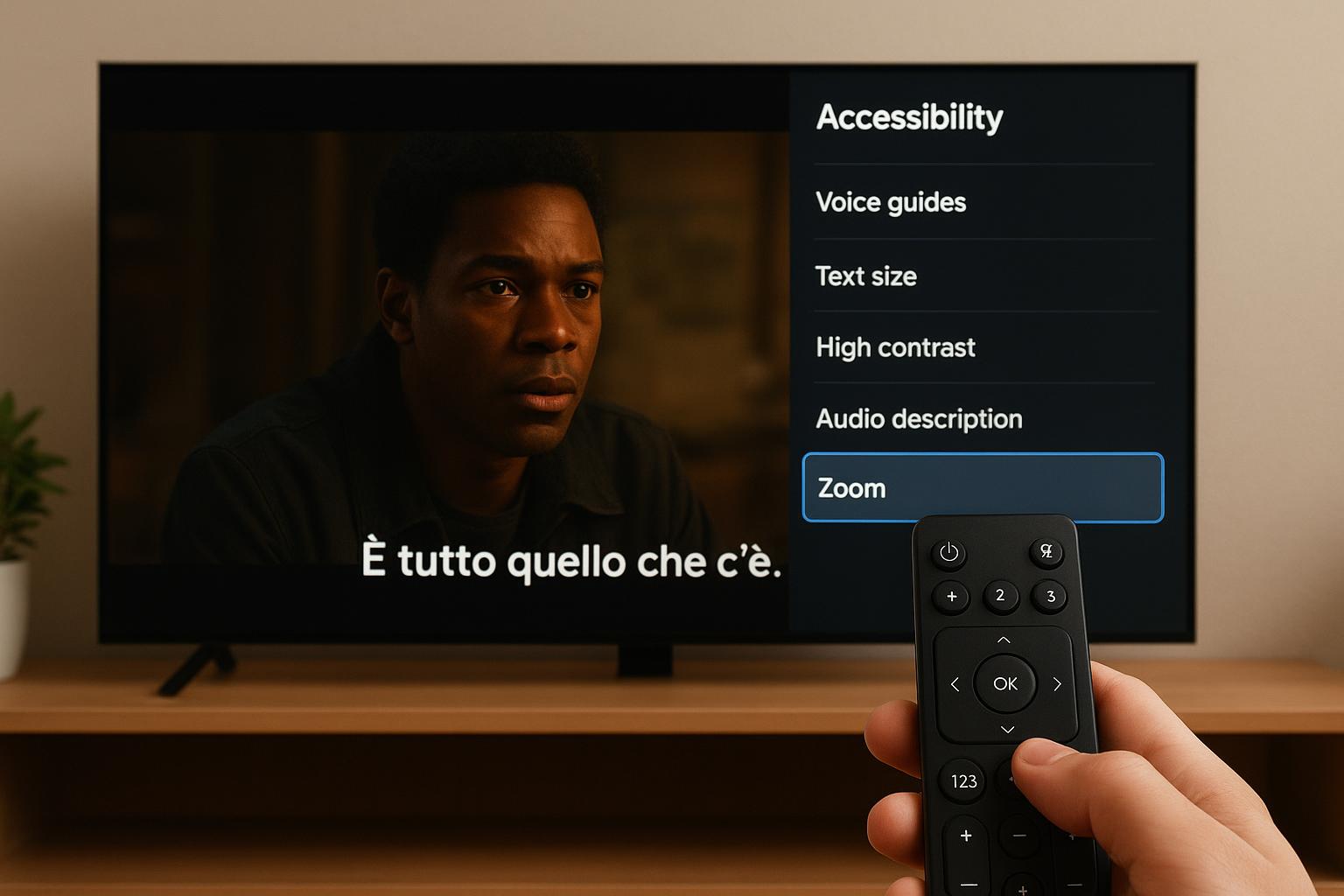 Come ingrandire sottotitoli e testi piccoli sulla smart TV: impostazioni di zoom e accessibilità