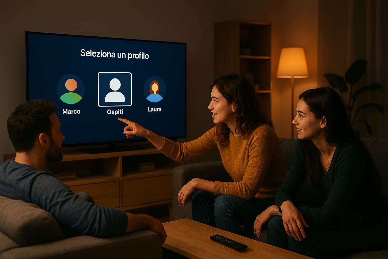 Come condividere in sicurezza l’accesso alla tua smart TV con ospiti e amici