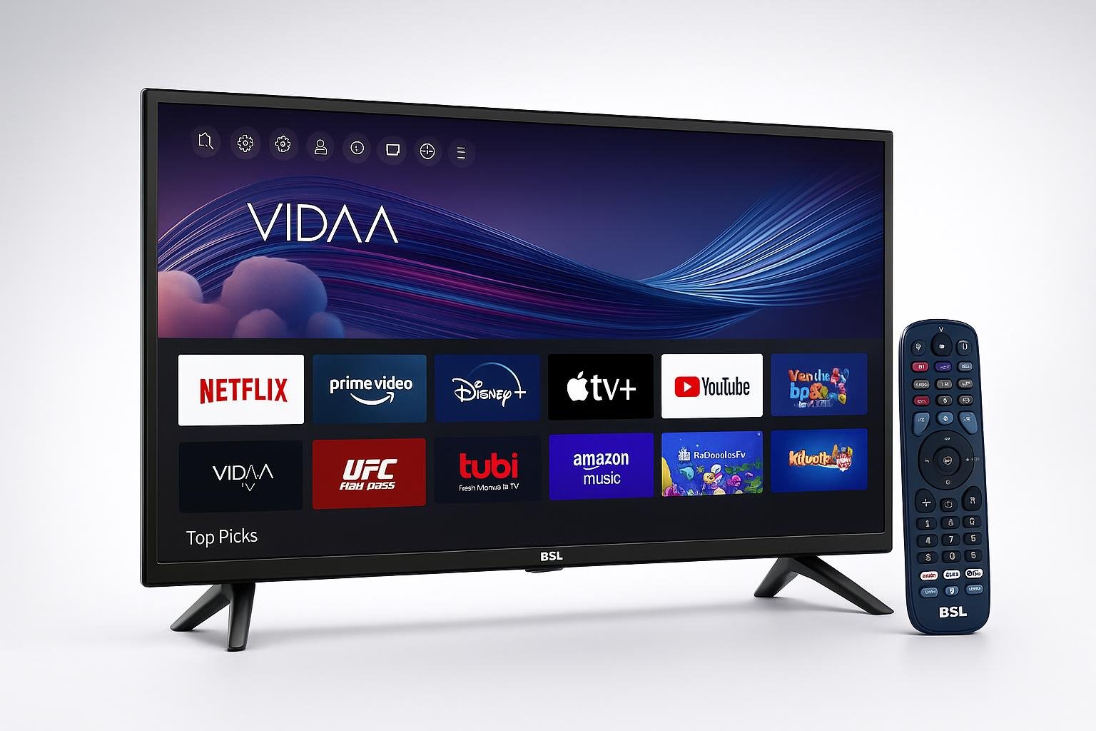 Smart TV BSL-50T2SV 50 pollici UHD con VIDAA, la 4K essenziale perfetta per il salotto a prezzo aggressivo