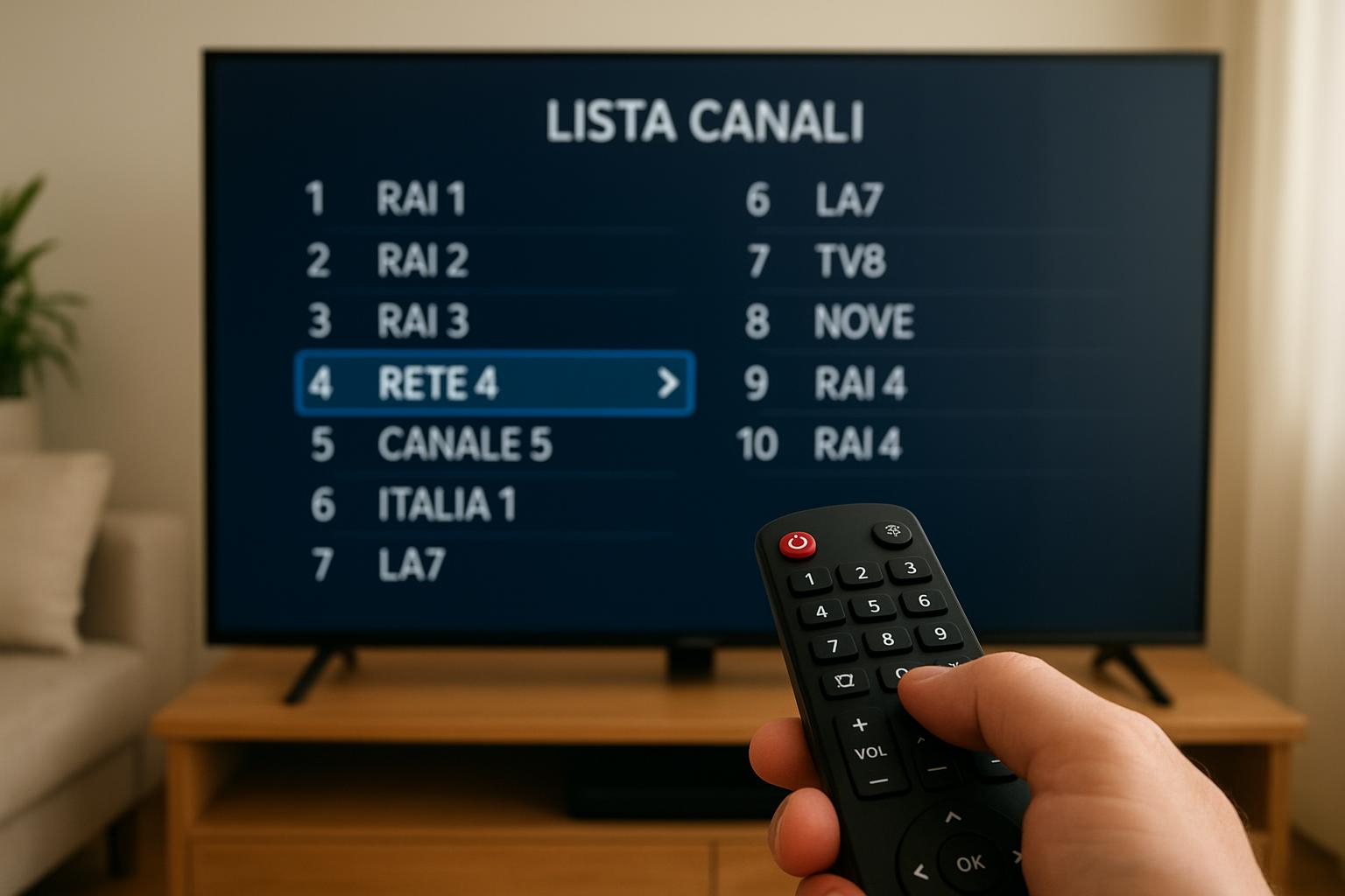 Come riordinare i canali del digitale terrestre sulla smart TV senza impazzire