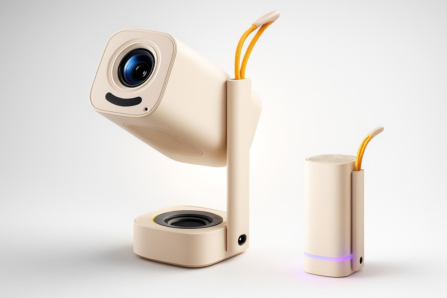 Yaber T1 Pro, proiettore portatile ruotabile 180° con Turbo Sonic Bass perfetto per mini home cinema in sconto