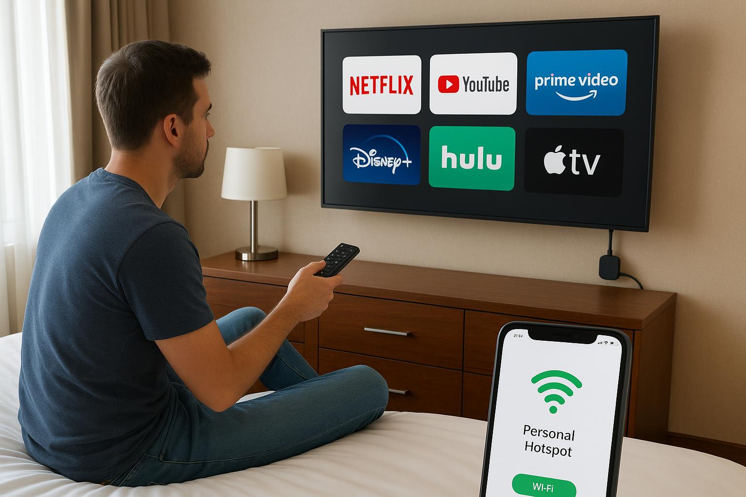 Come usare la smart TV quando sei in viaggio: hotel, case vacanza e collegamenti sicuri alle tue app