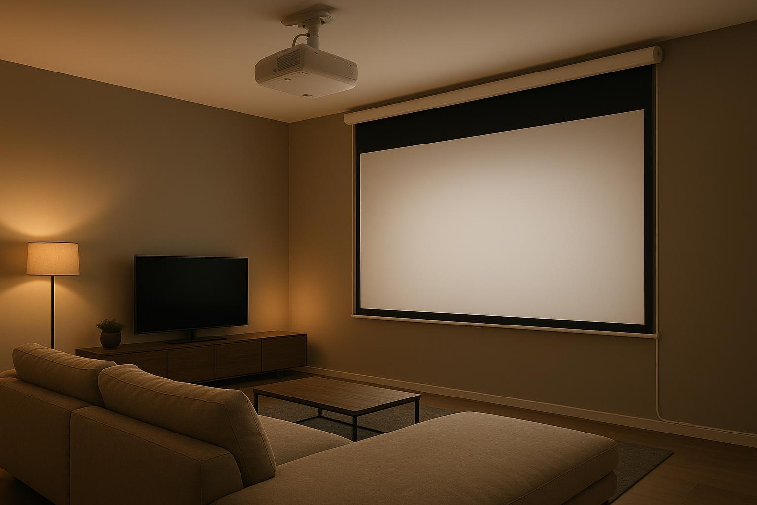 Home cinema con proiettore montato a soffitto: errori da evitare e consigli di installazione