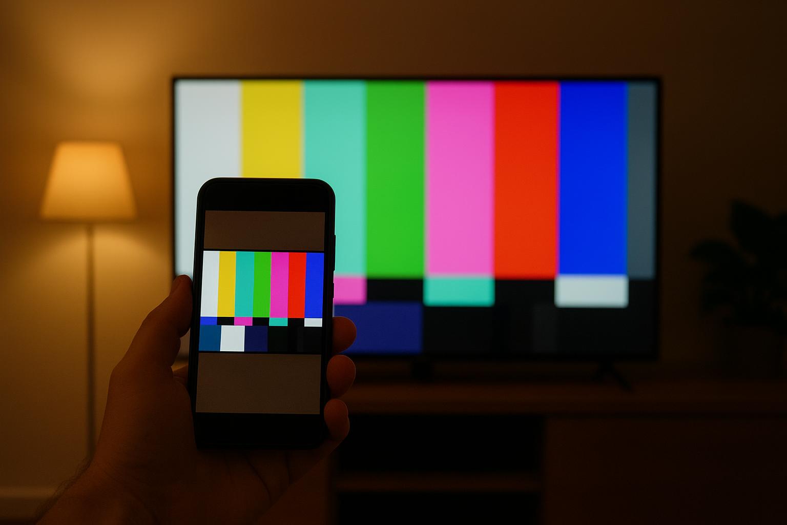 Come calibrare automaticamente i colori della smart TV con lo smartphone usando le app dei produttori