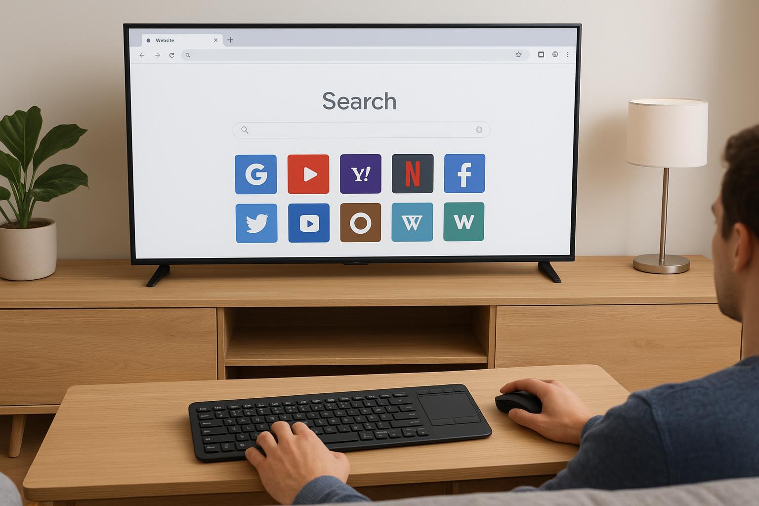 Come collegare tastiera e mouse wireless alla smart TV e navigare più veloce dal divano