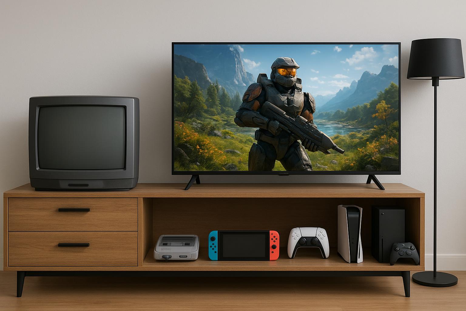 Dai tubi catodici alle TV 4K a 120 Hz: breve storia delle TV da gaming in salotto