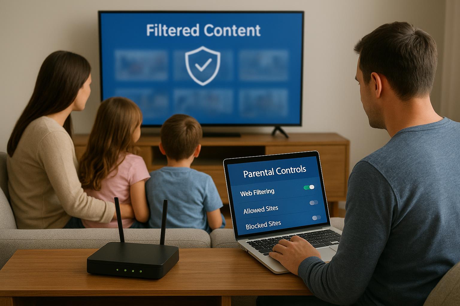 Come usare il controllo parentale del router per filtrare i contenuti sulla smart TV