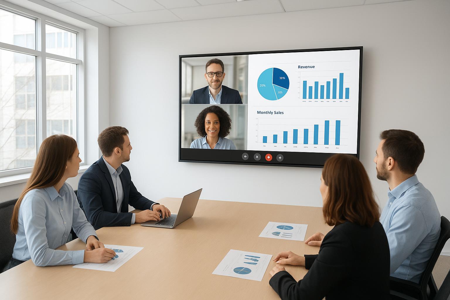 Smart TV in ufficio: come scegliere e configurare i modelli giusti per sale riunioni e coworking